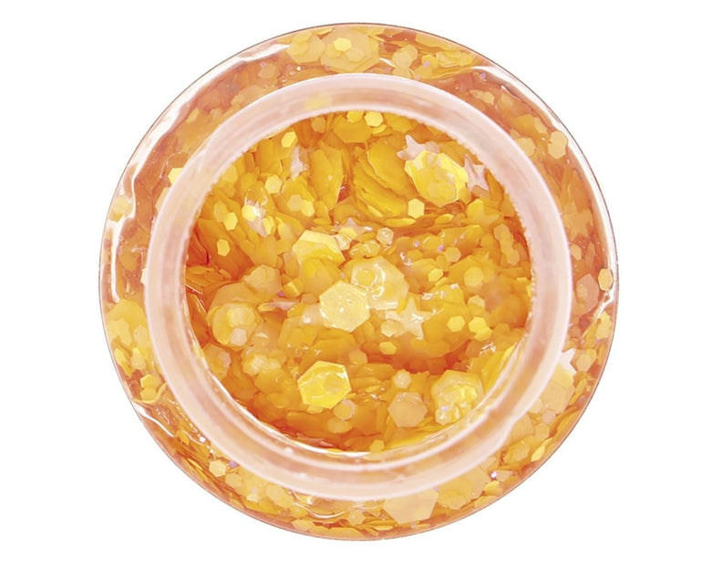 Oranje Glitter Gel 20g van Fiestas Guirca koop je bij Partywinkel