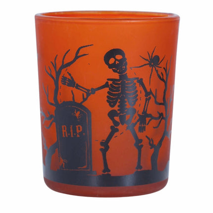 Oranje Halloween Bekers Happy Halloween van Fiestas Guirca koop je bij Partywinkel
