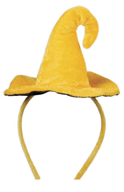 Oranje Halloween Haarband Heksenhoedje van Fiestas Guirca koop je bij Partywinkel