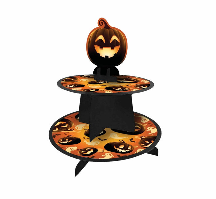 Oranje Halloween Tafeldecoratie Pompoenen 36cm van Fiestas Guirca koop je bij Partywinkel