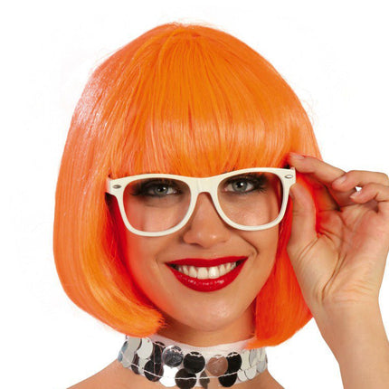 Oranje Pruik Half Lang van Fiestas Guirca koop je bij Partywinkel