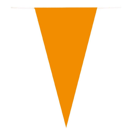 Oranje Vlaggenlijn Papier 10m van Boland koop je bij Partywinkel