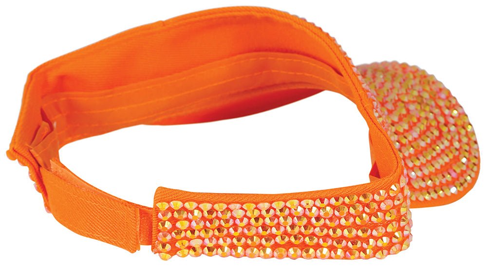 Oranje Zonneklep Steentjes - Partywinkel - 8434077138298