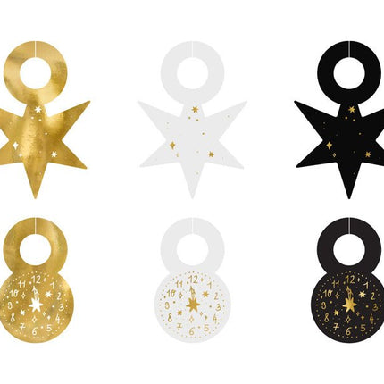 Oud En Nieuw Drinklabels 6st van Partydeco koop je bij Partywinkel