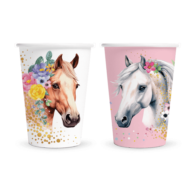 Paard Bekers Papier 210ml 8st van WeFiesta koop je bij Partywinkel