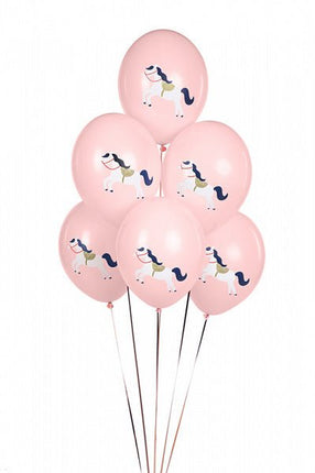 Paarden Ballonnen 30cm 6st van Partydeco koop je bij Partywinkel