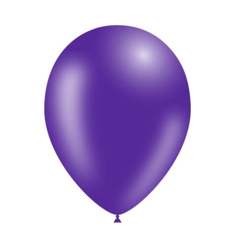 Paarse Ballonnen 25cm 50st - Partywinkel - 8436540862969
