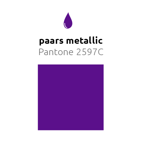 Paarse Ballonnen Metallic 30cm 10st - Partywinkel - 8711194015269