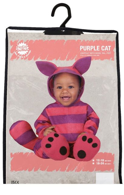 Paarse kat Kostuum Baby van Fiestas Guirca koop je bij Partywinkel