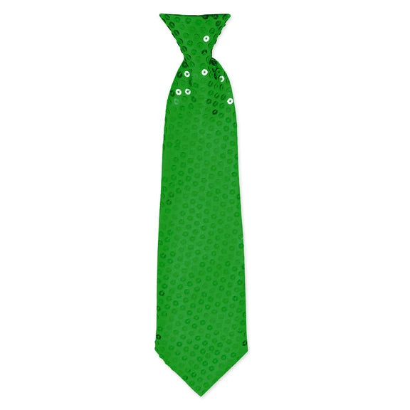 Corbata verde oscuro de 32 cm