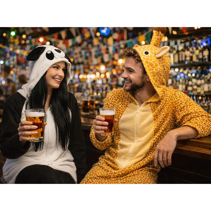 Panda Kostuum Zwart Wit van Boland koop je bij Partywinkel