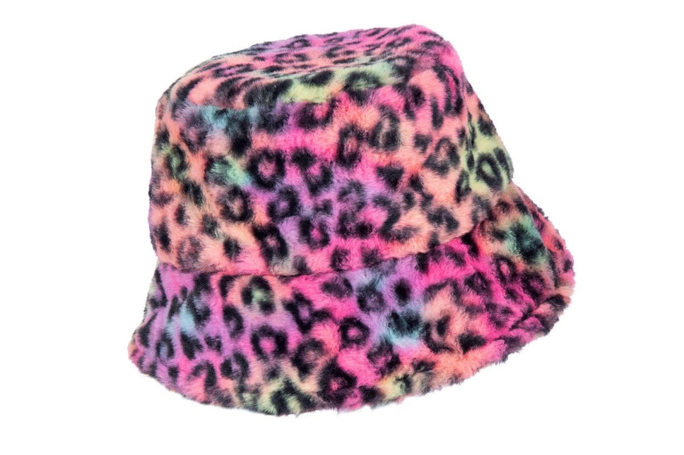 Panter Bucket Hat Regenboog Bont van Wilbers & Wilbers koop je bij Partywinkel