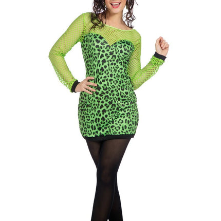 Panterprint Jurkje Groen van Wilbers & Wilbers koop je bij Partywinkel