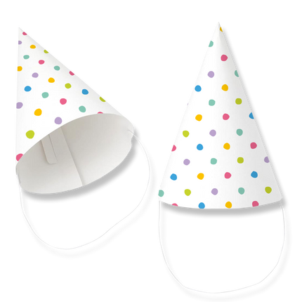 Sombreros de papel - Party Dots