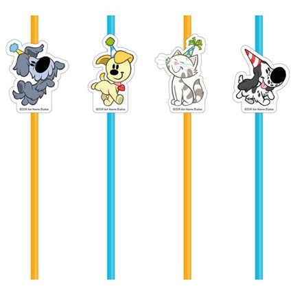 Pajitas de papel Woezel<tamp>Pip – 8 unidades</tamp>