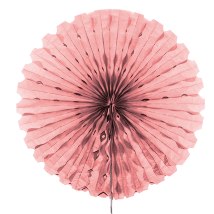 Papieren Waaier Lichtroze 45cm van Folat koop je bij Partywinkel