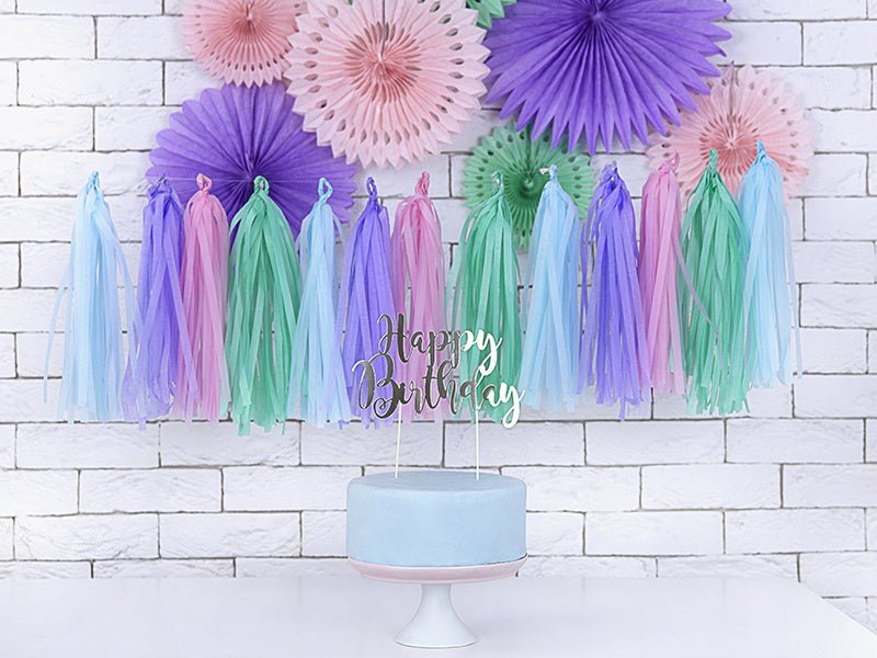 Papieren Waaiers Lichtroze Pastel Set 20 - 30cm 3 delig van Partydeco koop je bij Partywinkel