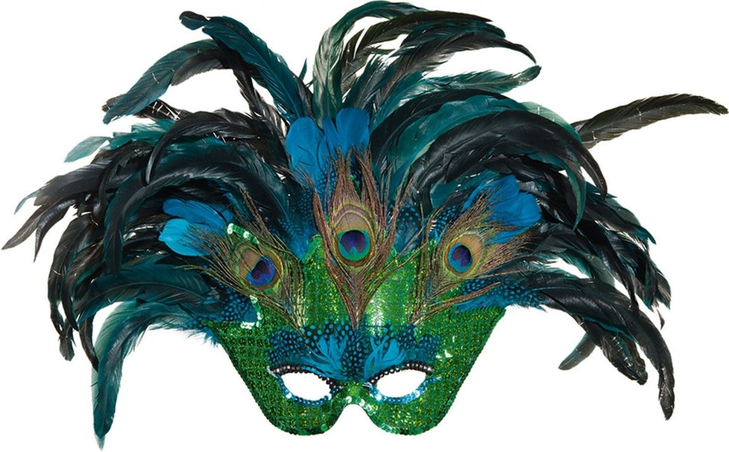 Paradise Bird Masker Deluxe – Luxe Verenmasker van Orlob koop je bij Partywinkel