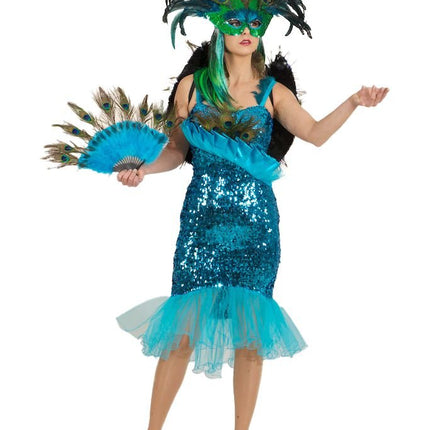 Paradise Bird Masker Deluxe – Luxe Verenmasker van Orlob koop je bij Partywinkel