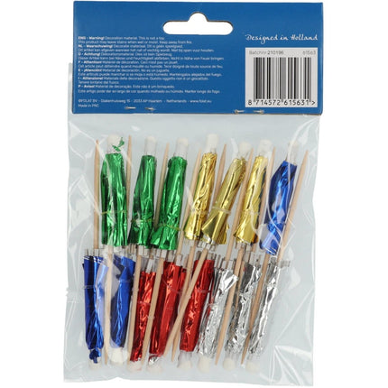 Parasol Cocktailprikkers 10cm 15st van Folat koop je bij Partywinkel