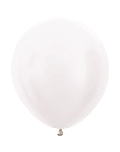 Parelmoeren Ballonnen Latex 45cm 25st van Sempertex koop je bij Partywinkel