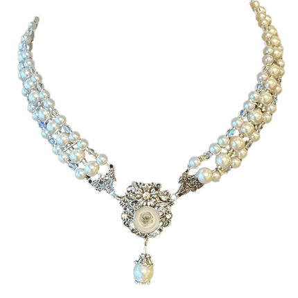 Parelmoeren Ketting Edelsteen van Haus Huberts koop je bij Partywinkel