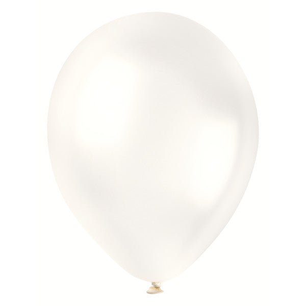 Parelwitte Ballonnen 30cm 50st van Unique koop je bij Partywinkel