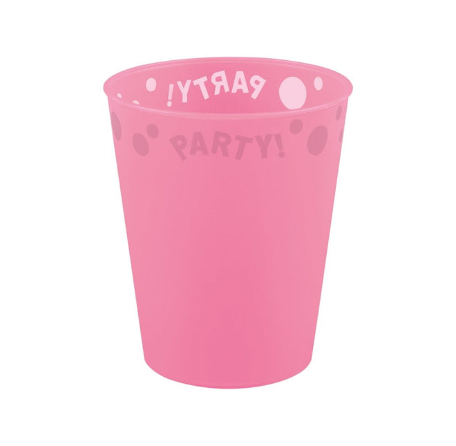 Party Beker Roze 250ml van Procos koop je bij Partywinkel