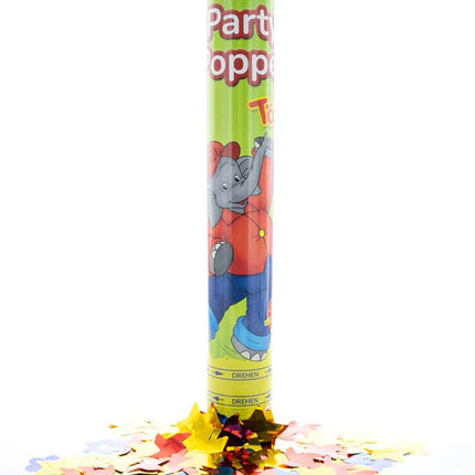 Cañón de confeti de Benjamin Blümchen, 40 cm