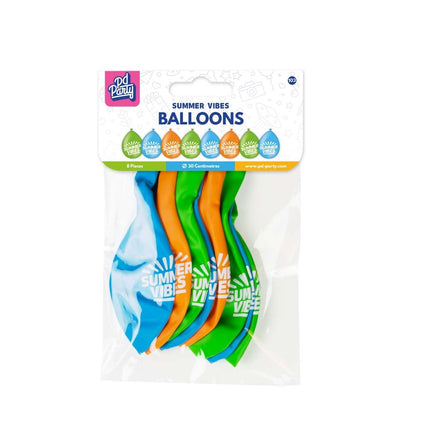 Globos de Colores Summer Vibes 30cm 8pcs