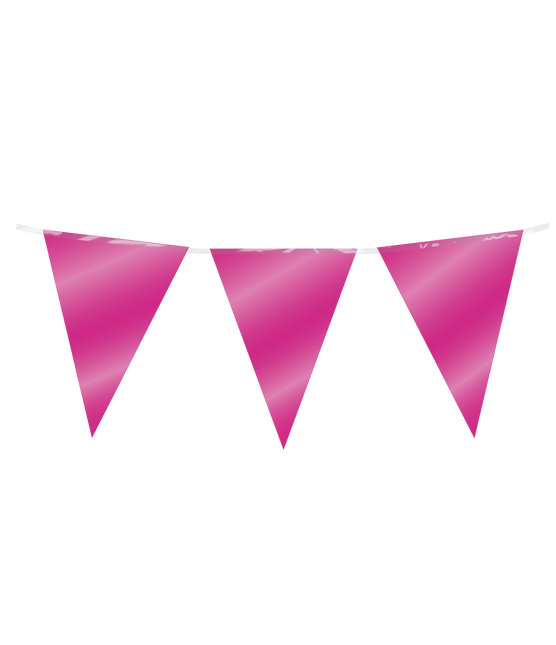 Bandera de fiesta - Fucsia