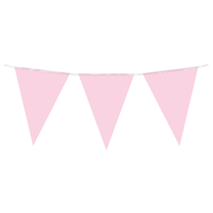 Línea de bandera rosa claro pastel
