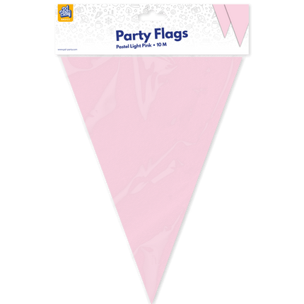 Línea de bandera rosa claro pastel