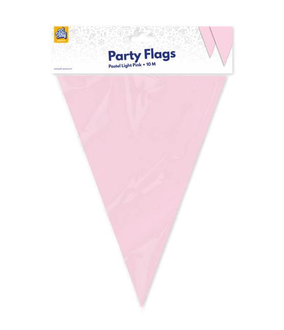 Línea de bandera rosa claro pastel