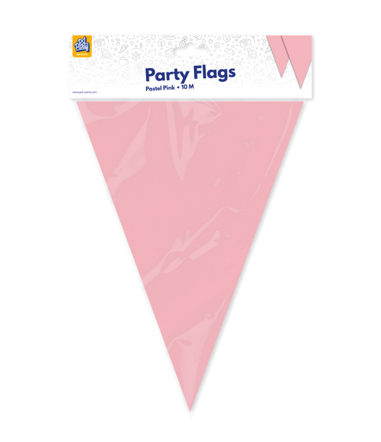 Línea de bandera rosa pastel