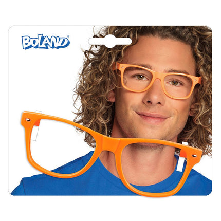 Partybril neonoranje van Boland koop je bij Partywinkel