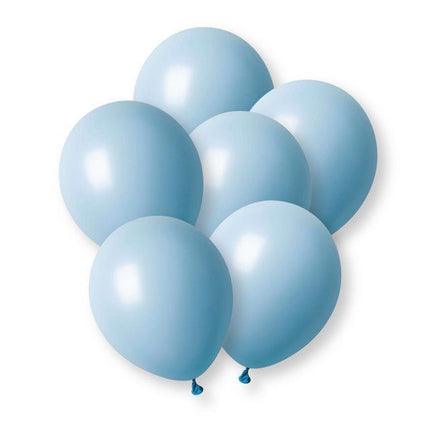 Pastelblauwe Ballonnen 30cm 10st van Unique koop je bij Partywinkel