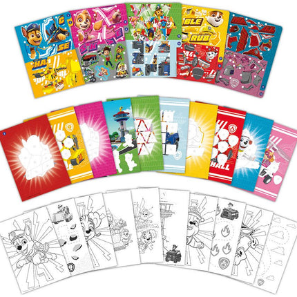 Paw Patrol Knutsel Boek Nummer Stickeren - Partywinkel - 8714274721159