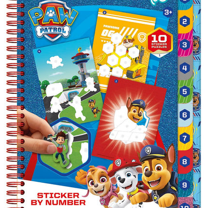 Paw Patrol Knutsel Boek Nummer Stickeren - Partywinkel - 8714274721159