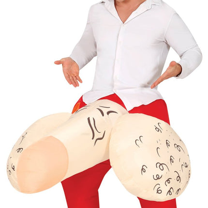 Penis Kostuum Heren Opblaasbaar - Partywinkel - 8434077861417