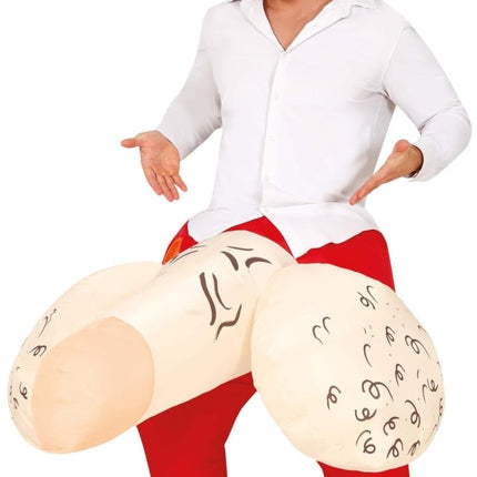 Penis Kostuum Heren Opblaasbaar - Partywinkel - 8434077861417