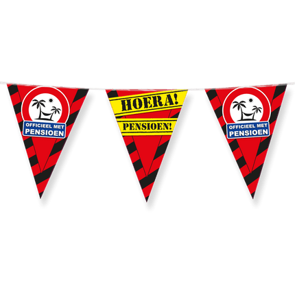 Pensioen Slinger Verkeersbord 10m van Paper Dreams koop je bij Partywinkel