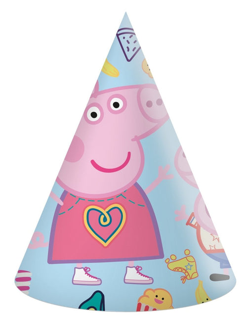 Peppa Pig Feesthoedjes 6st van Procos koop je bij Partywinkel