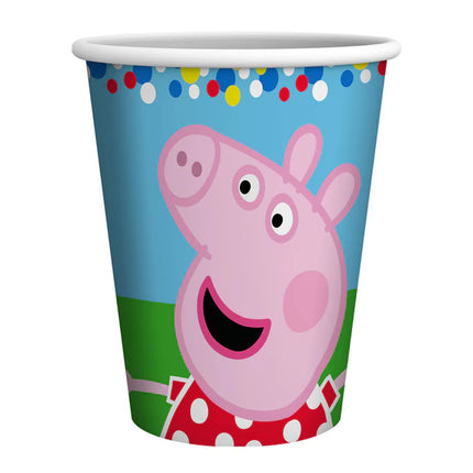 Vasos de Peppa Pig de 250 ml, 8 unidades