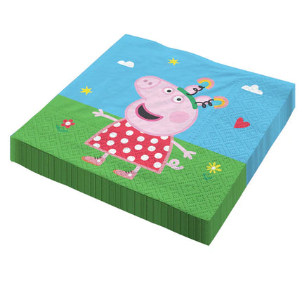 Servilletas de Peppa Pig, 33 cm, 20 unidades