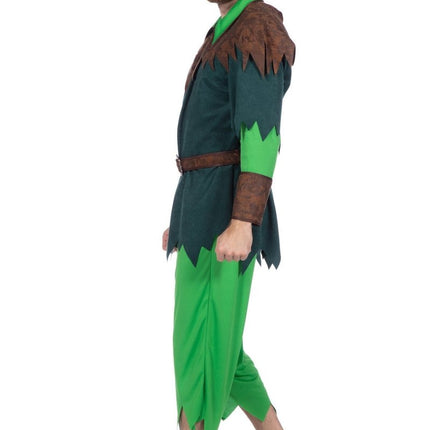 Peter Pan Kostuum Groen 4 delig van Wilbers & Wilbers koop je bij Partywinkel