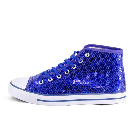 Zapatos azules con purpurina