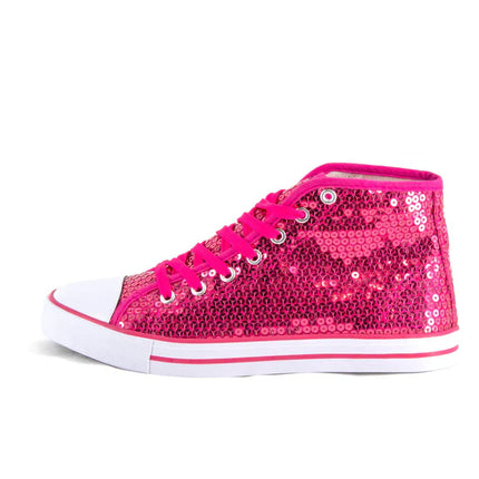 Zapatos rosas con purpurina