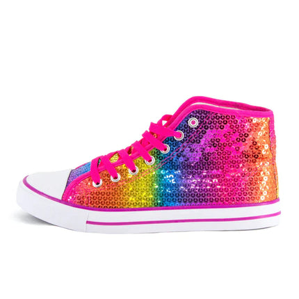 Zapatos de colores con purpurina