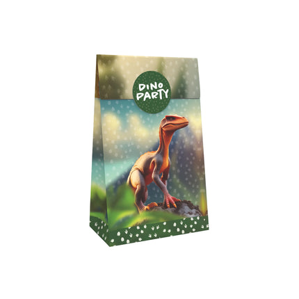 Bolsitas de regalo «Fiesta de los dinosaurios», 10 unidades